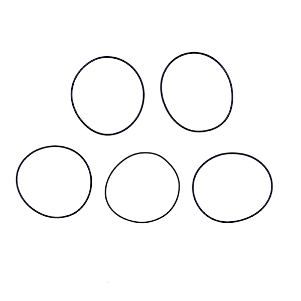 200 st vattentäta klocka O-ring locktätningar 0.6mm
