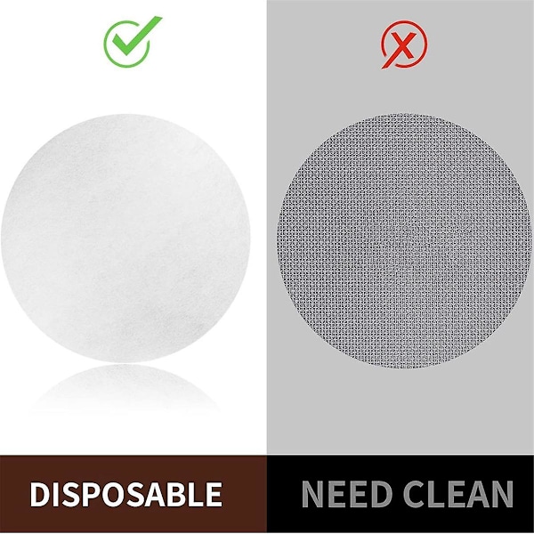 Espressosuodatinpaperit 58mm - 800 kpl Oblekt Kahvipaperisuodattimet Espressokoneelle - Portafilter Espressosuodattimet