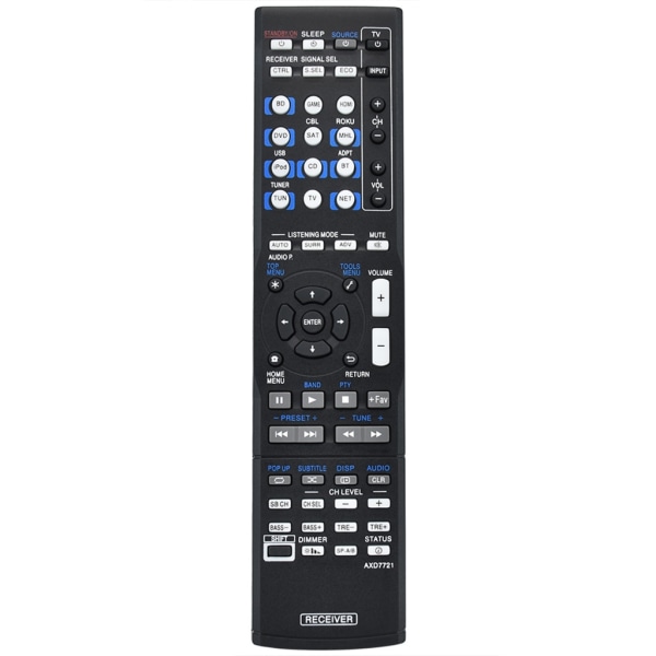 Ny AXD7721 fjernkontroll for Pioneer AV-mottaker VSX44 VSX824 VSX1029K VSX102 4K fjernkontroller AV hjemmekino-kontroll