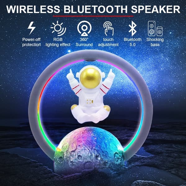 Astronaut Magnetisk Suspensjon Bluetooth-høyttaler Modell A