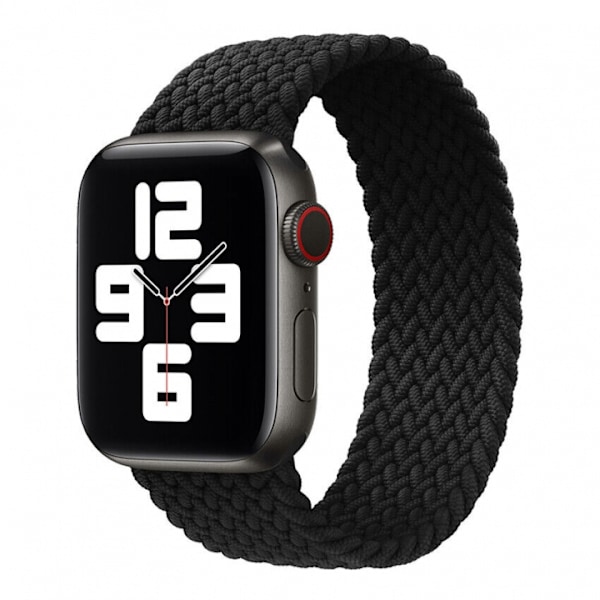 Flettet armbånd til Apple Watch 38/40/41 mm, Sort, Lille 20