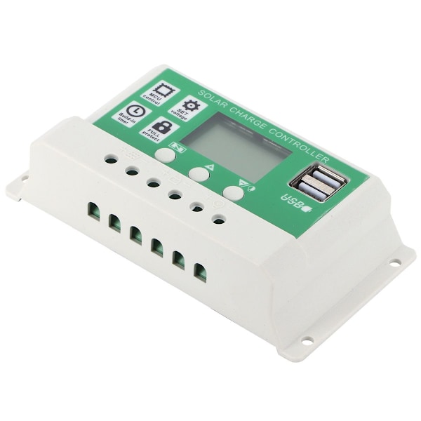 20A 12V 24V LCD-skærm solcelleladeregulator PWM Auto KLB