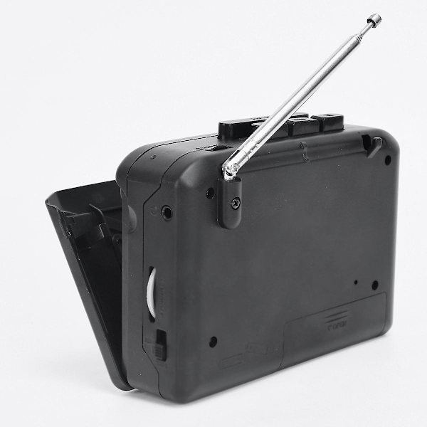 Bærbar kassettspiller Walkman Innebygd høyttaler Am/fm-radio med 3,5 mm hodetelefonkontakt Stereo Band Music Player