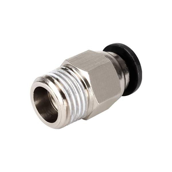 10 stk. PC4-M10 pneumatisk kobling hann rett PTFE-slange trykk