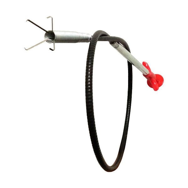 Fleksibel tang med klør, 90 cm rørrensningsfjeder