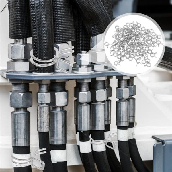 10 kpl/setti Letkunkiristimiä Putkikiristimiä 10MM 10MM 10 mm 10 mm