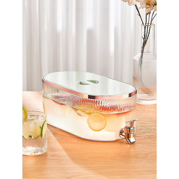 Juomadispenseri hanalla 5,3 l jääkaappi Mehut Vesi Cocktail Kannu - Snngv light green