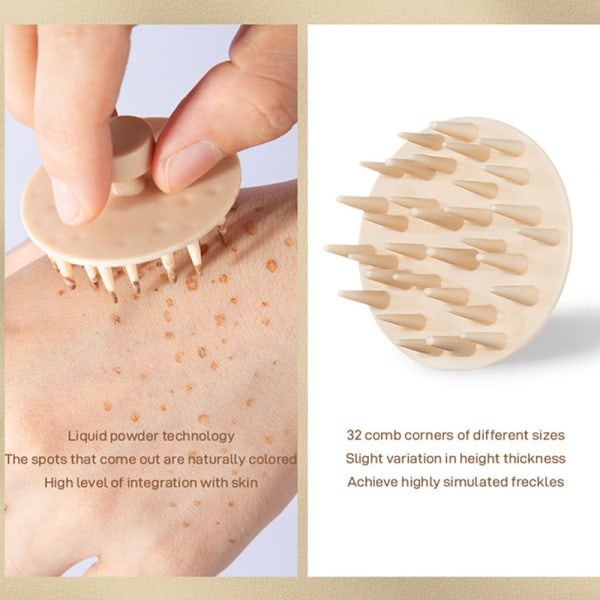 Nytt vattentätt Faux Freckle Kit Livsliknande FreckleStamper A2 en storlek