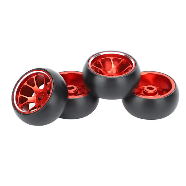 Fjernkontroll Metall Hjulnav Drift Dekkbytte Wltoys k969 1/28 RC Bil Rød