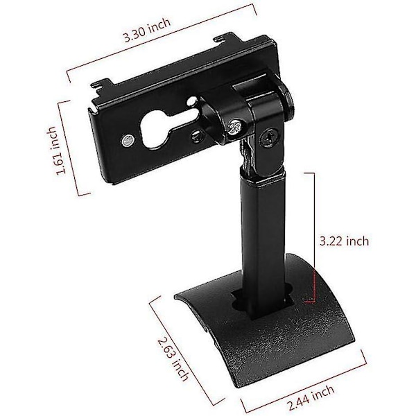 Sort Ub-20 Serie II Vægmounted Loftmonteret Stativ Kompatibel med Alle Bose Cinemate Lifestyle Vægge/Loftmontering