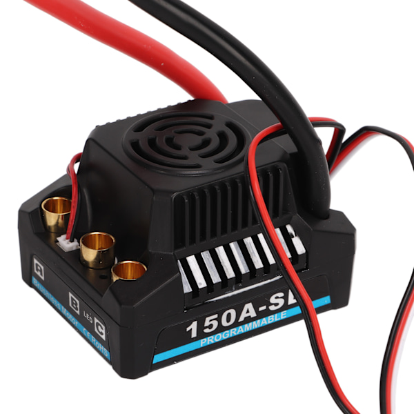 150A Borstlös ESC Vattentät Dammtät BEC 5A 5.8V Elektronisk Hastighetsregulator för 1/8 RC Bil