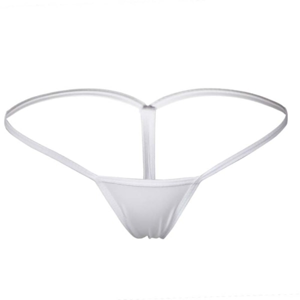 Naisten seksikkäät mini-stringit G-string-alushousut Valkoinen White S