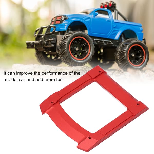 RC Skid Plate Glide Chassis Armor Guard Aluminiumlegering Tilbehørssæt Kit til 1/10 Biler Rød