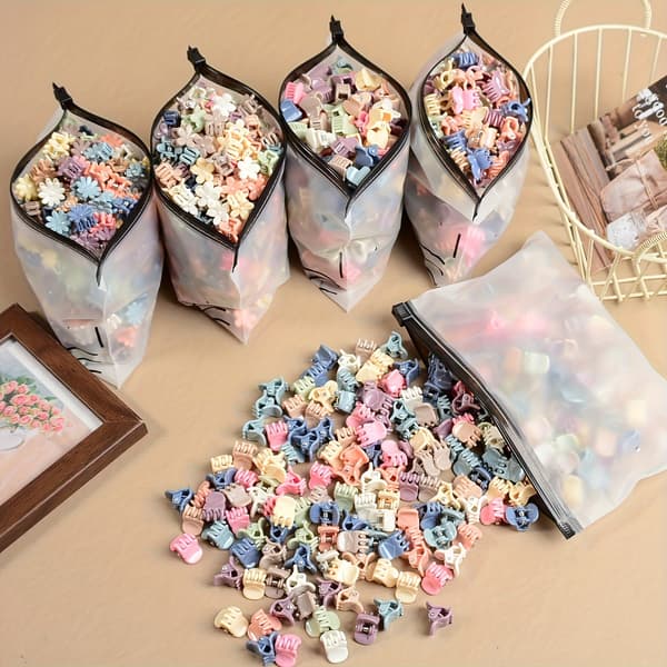 60 stk. kaninørehårklemmer søte sløyfehårnåler til barn 60pcs
