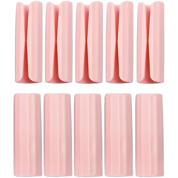 Sengesett-griper, Sengesett-holdere, Sengesett-klips, Hold Sengesett Pusselig 10 stk (rosa)