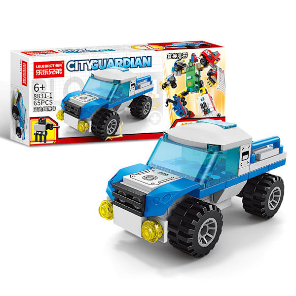 Transformable Mini Byggeklodser | Lille Klods Model Legetøj *Bugadin* Bugadin