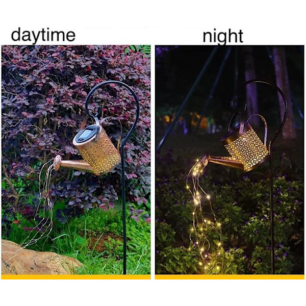 LED Hagebelysning, Solcellelys Dusjkanne - Utendørs Solcellelys, Julepynt