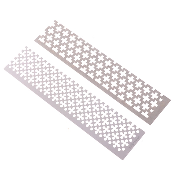 Tegner lineal 5D Diamantmaleri Rustfrit stål prikker Round
