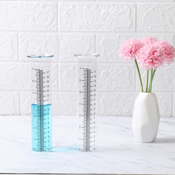 stk Regnmåler Regnmåler Værktøj Glasrør[BT} 21cm/ 8inch
