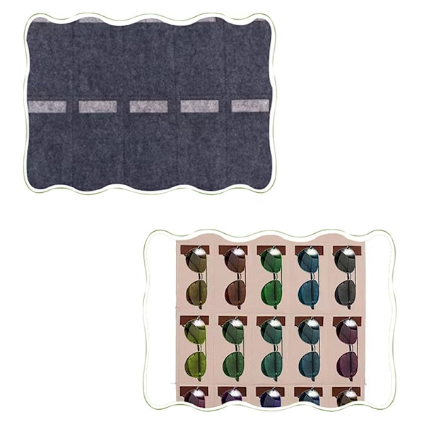15 Rum Filt Brilleholder Stativ Til Solbriller Briller [qb] Gray