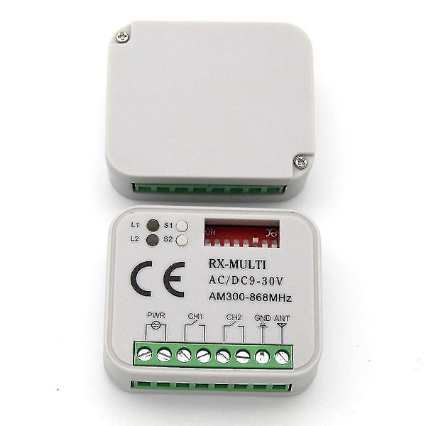 Db Gara Gate Fjärrkontrollmottagare 433 868mhz 300-900mhz Ac/ 9-30v Mottagare Med Fjärrkontroll