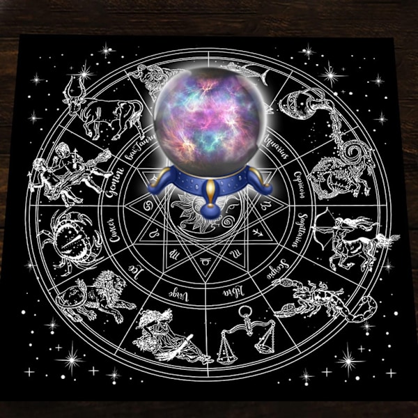 23x23 Tum Flanell Tarotduk Runspådom Altare Tarot Patch Skydd för Magiker Daglig Brädspel Kortunderlägg 0.05 50*50cm