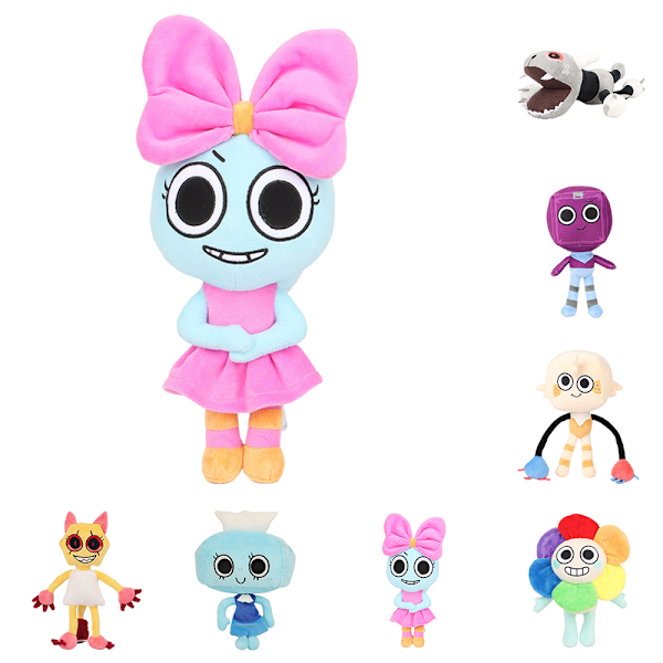 Dandy's World Scrap Goob Boxten Poppy Pebble Plysjdukke Tegneseriefigur #4