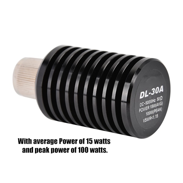 DL-30A Stik til Dummy Load Test Antenne SWR METER Effekt To-vejs Radio