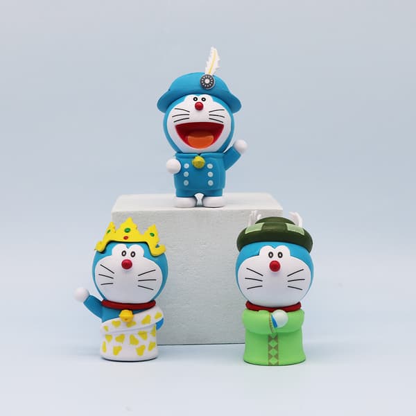 Hot Sale! 6 stk. Doraemon Figur Sæt | Anime Karakter Samleobjekter - Perfekt til Fans & Børn