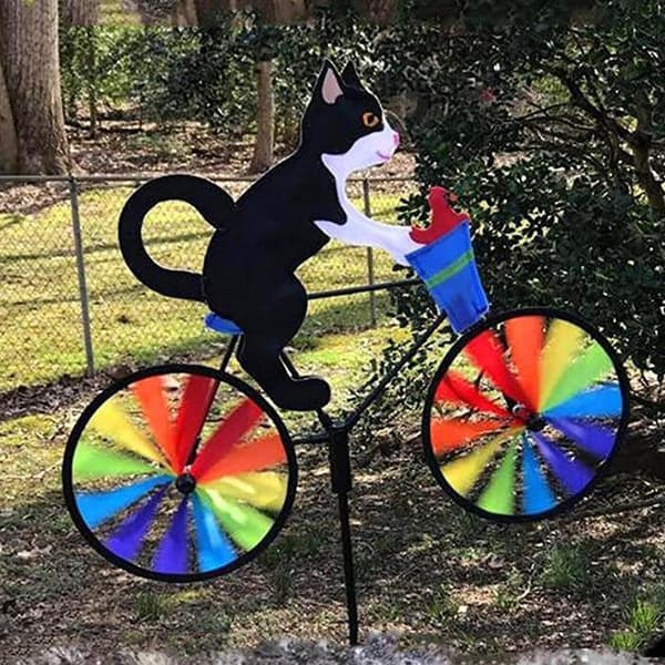 Dyre vindmølle cykel - Kattehave vindmølle dekoration