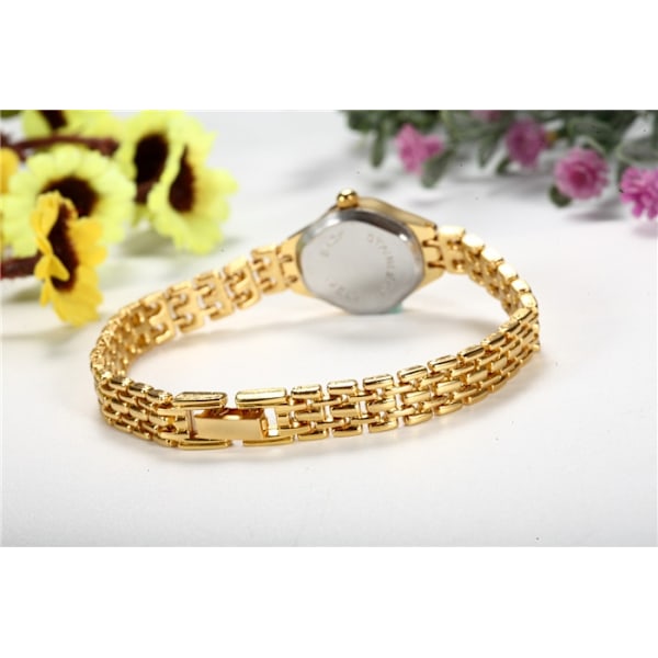 Quartz ur - Lille gyldent ur - Fritid - Populært - Elegant - WELLNGS