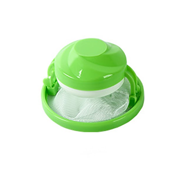 Hår Fjernelse Catcher Filter Mesh Tøj Vask Membran Filter L Grøn Green 1 pc