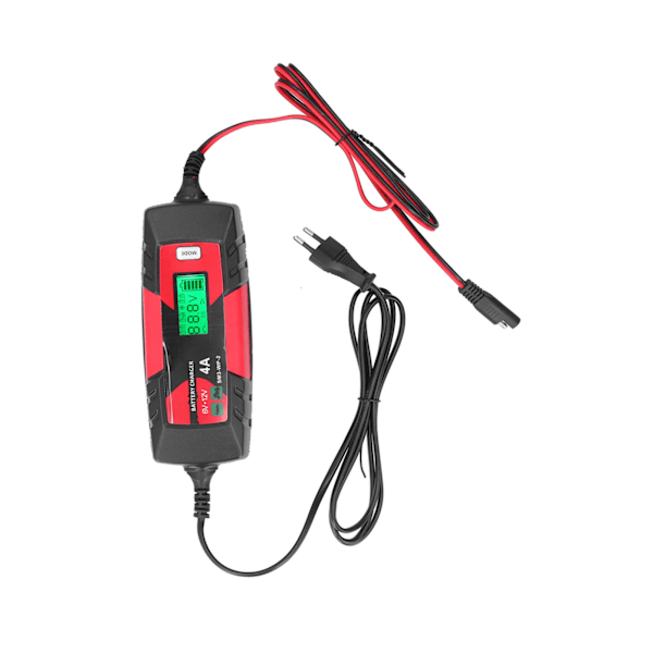 Batterioplader Multifunktionel Intelligent Puls Reparationsstrøm Opladning til Bil SM3‑WP‑2EU Stik 220-240V