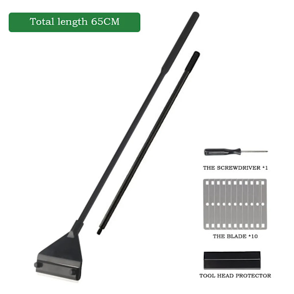 Akvariealgeskraber Akvarierensere Hold dine hænder tørre Skarp algeskraber 65cm