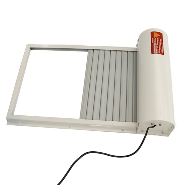 Automatisk hønsehus døråbner batteridrevet timer lyssensor fjernbetjening LED display manuel auto hønsedør hvid