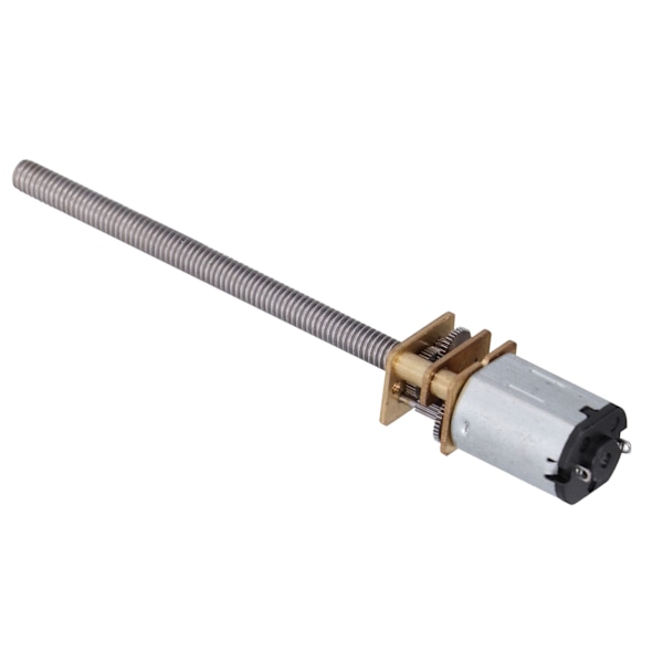 DC 6V lineaarinen vaihdemoottori lyijyruuvivaihteisto M4x55mm 90RPM kotiroboteille