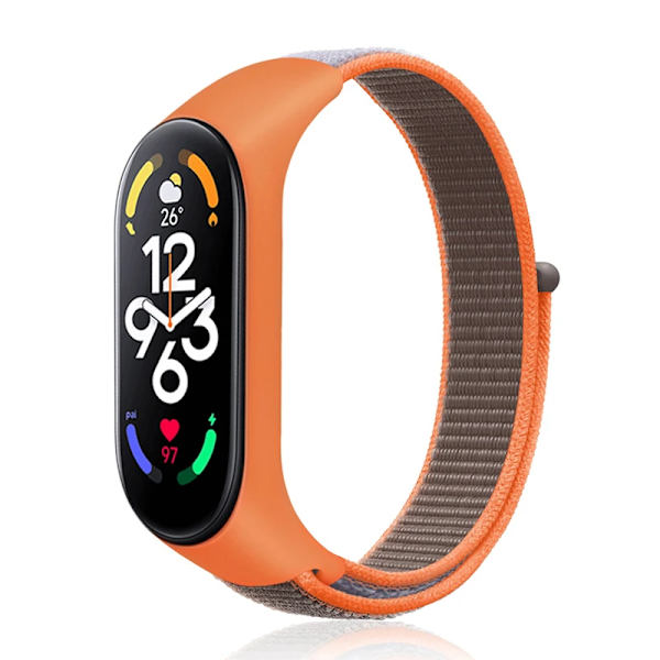 Nylon Mi Band 4 5 6 Remstropp Erstatning Myk Justerbar Rem Pulsera Correa For Xiaomi Mi Band 3 4 5 6 7 Armbånd Frisk Appelsin 2 Fresh orange 25 Mi Band 3 4 5 6 7