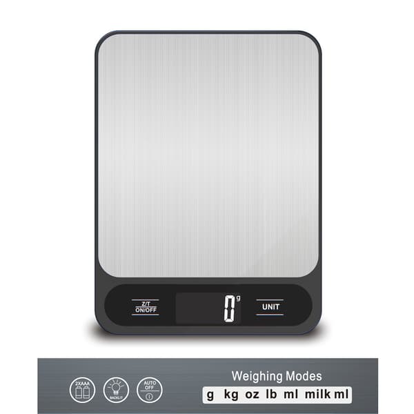 Digital køkkenvægt i miniformat, 15 kg (BT)