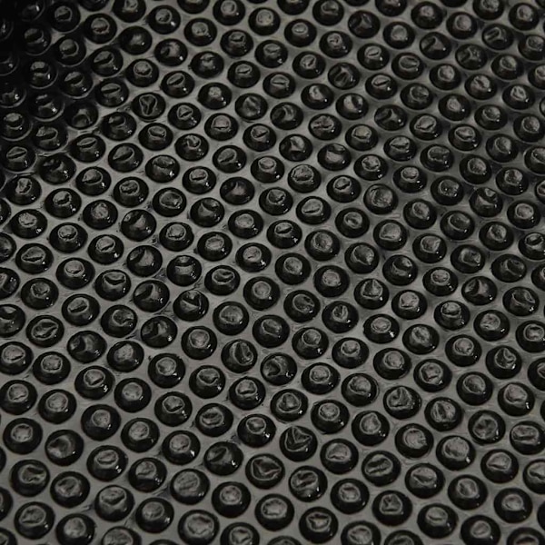 vidaXL Poolovertræk Sort 732x366 cm PE Svart black