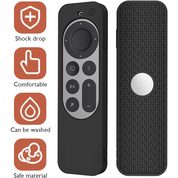 Etui Kompatibel med 2022 Apple TV 4K - Sort (3. generation)