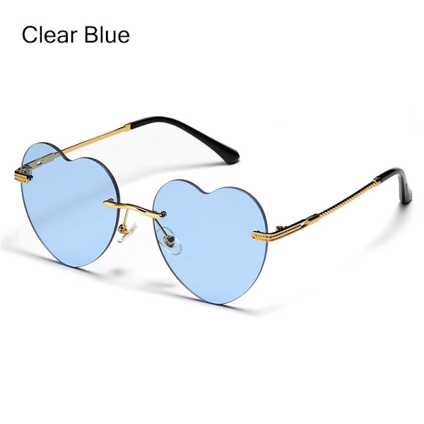 Hjerte solbriller til kvinder CLEAR BLUE Clear Blue