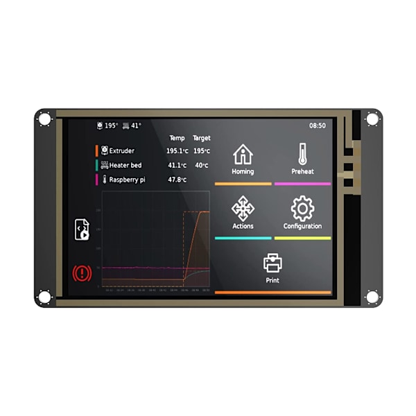 TFT35 V2.1 LCD-skärm 320x480 3,5 tum kapacitiv LCD-skärmersättning för Ender 3 CR10 3D-skrivardel TFT35
