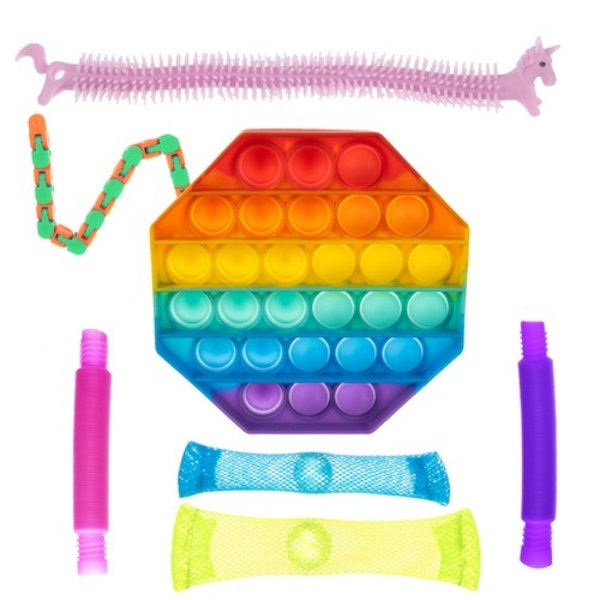 Adventskalender 2023 Fidget Toys Julkalender Flerfärgad Multicolored multicolored