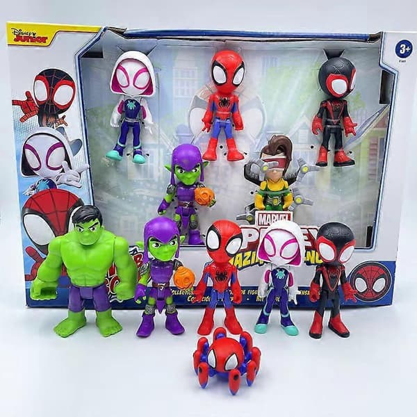 Marvel Spiderman Legends Många Stilar Spidey Och Hans Fantastiska Vänner Actionfigur Docka Figur För Barn Present(h) E with box