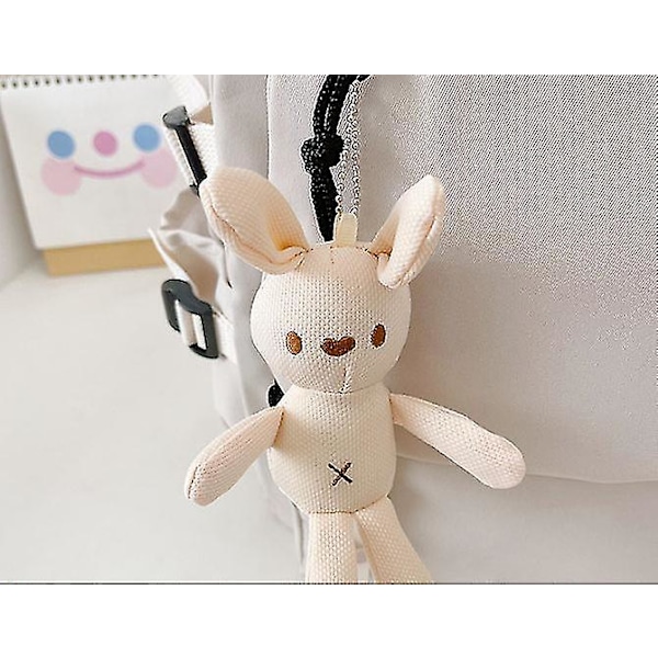 Svartrosa Ryggsekk Laptop Bag Skole Bag Bok Bag style 4