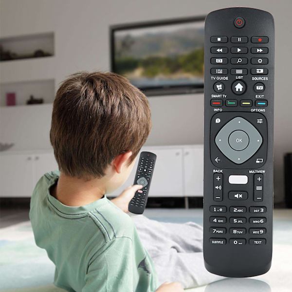 Kvalitets-TV-fjärrkontrollersersättningstillbehör för Philips HOF16H303GPD24