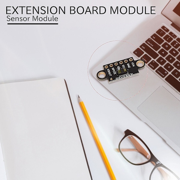 Vl53l1x Ranging Flight Time Sensor Module 3v-5v Distance 400cm Measuring Extension Board Module For