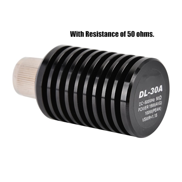 DL-30A Stik til Dummy Load Test Antenne SWR METER Effekt To-vejs Radio