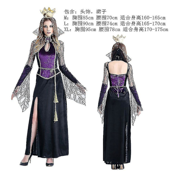 Snabb leverans Real Shot Halloween Vampire Costume Par Död Klä Demon Suit Karaktär Kläder Stil 7 Style 7 Xxl