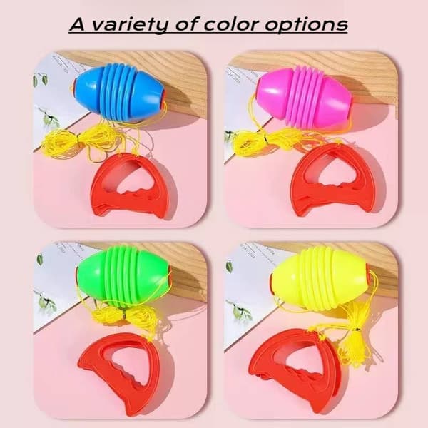 Monivärinen köydenvetopallo perheen ulkoleikkeihin Blue Pull Ball